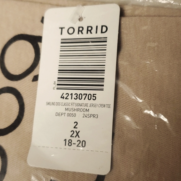 ❤️NWT VINTAGE TORRID TEE I'M SMILING AT YOU DOG, NOT YOU GRAPHIC TOP - PLUS SIZE - Picture 5 of 9